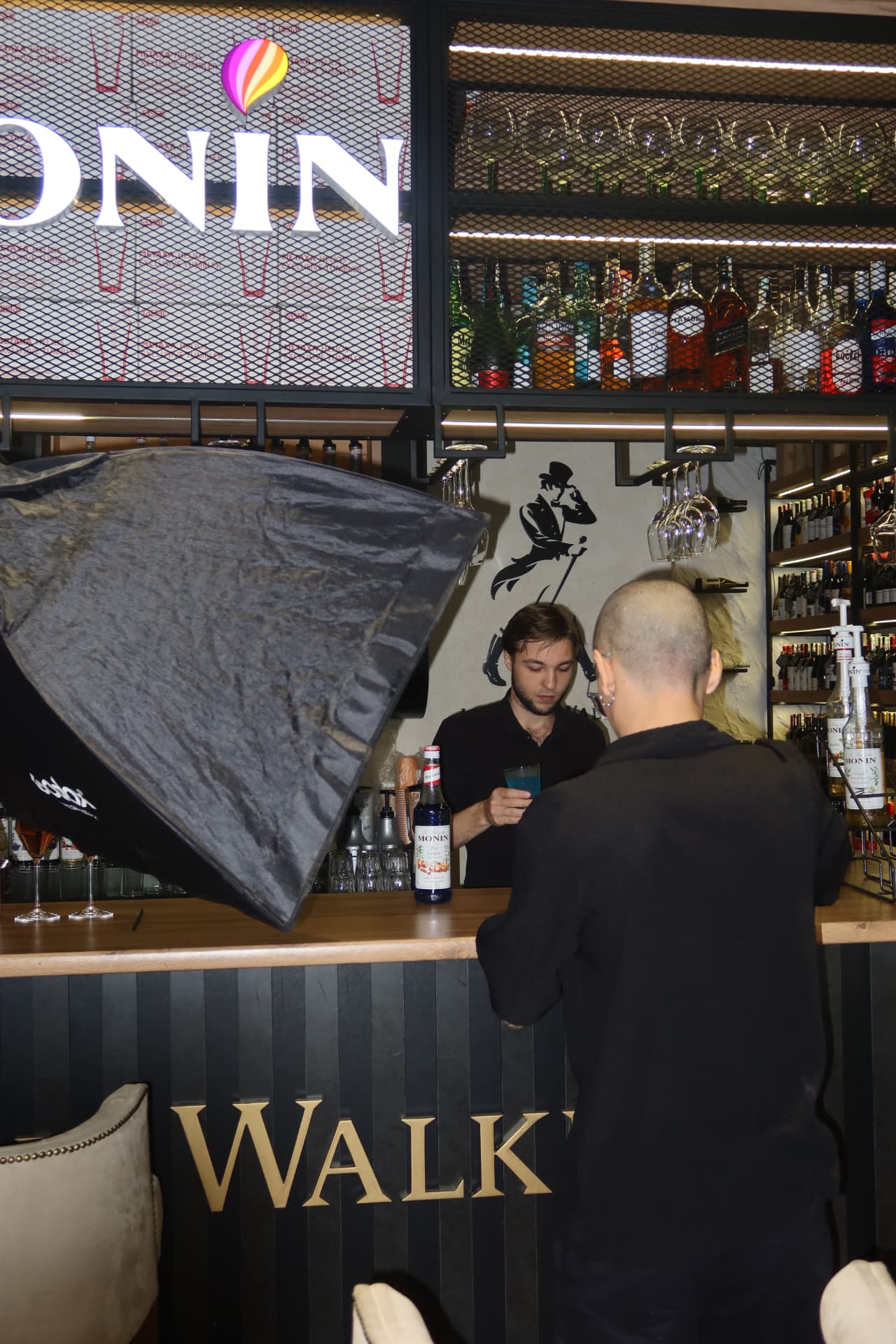 Behind the scenes of a bar content shoot in Almaty